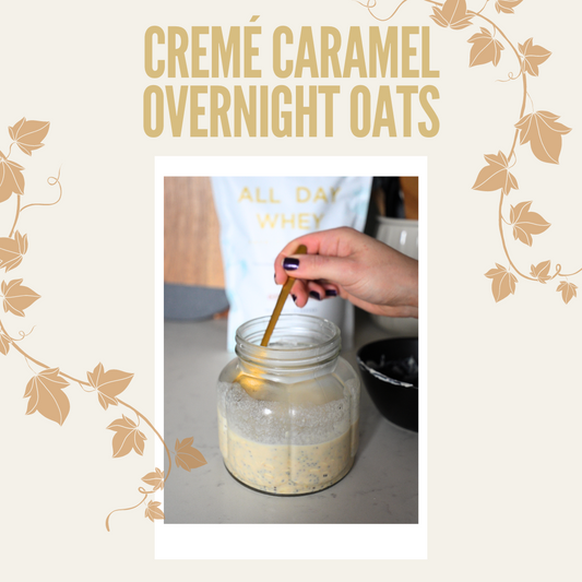 Cremé Caramel Overnight Oats
