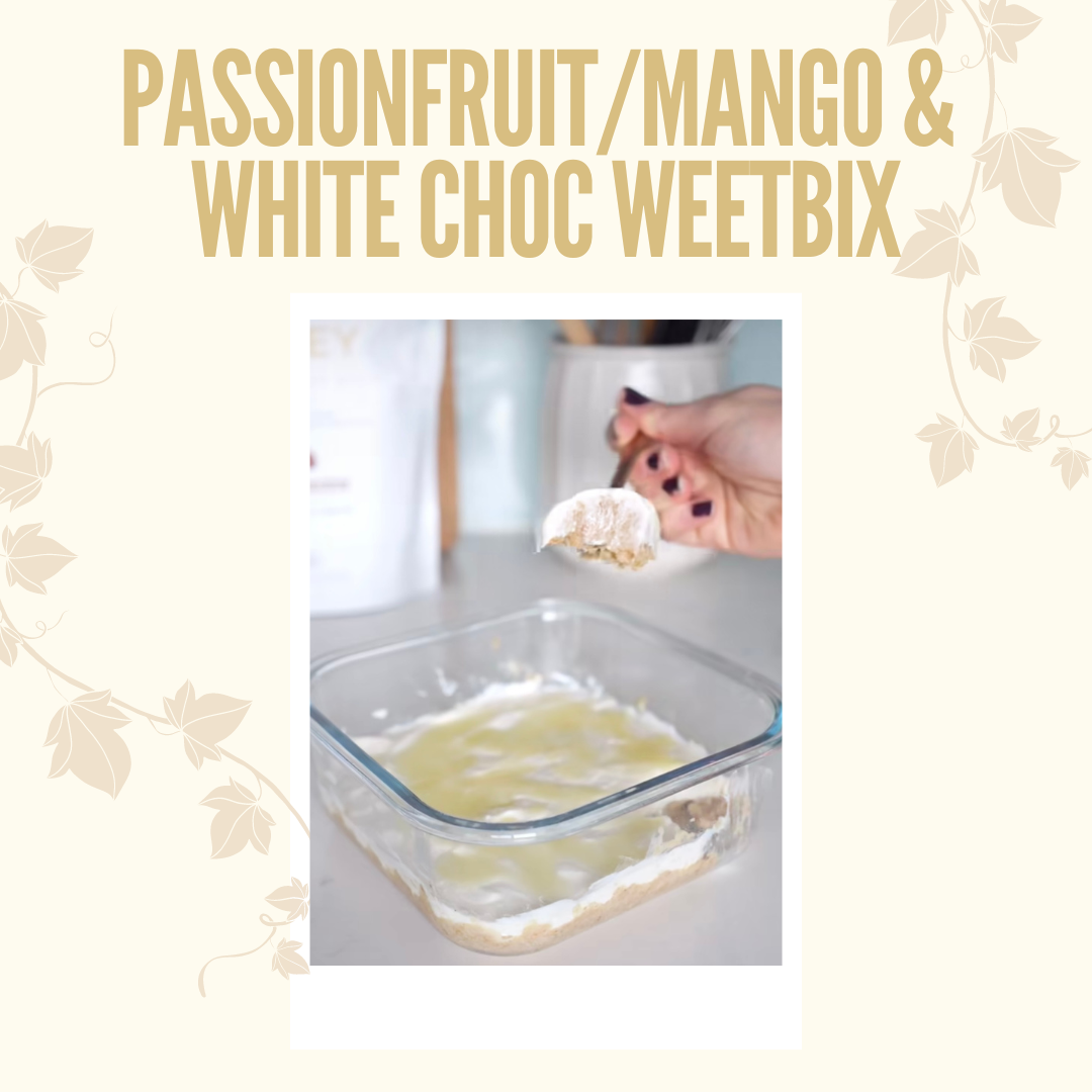 Mango/Passionfruit & White Choc Overnight Weetbix