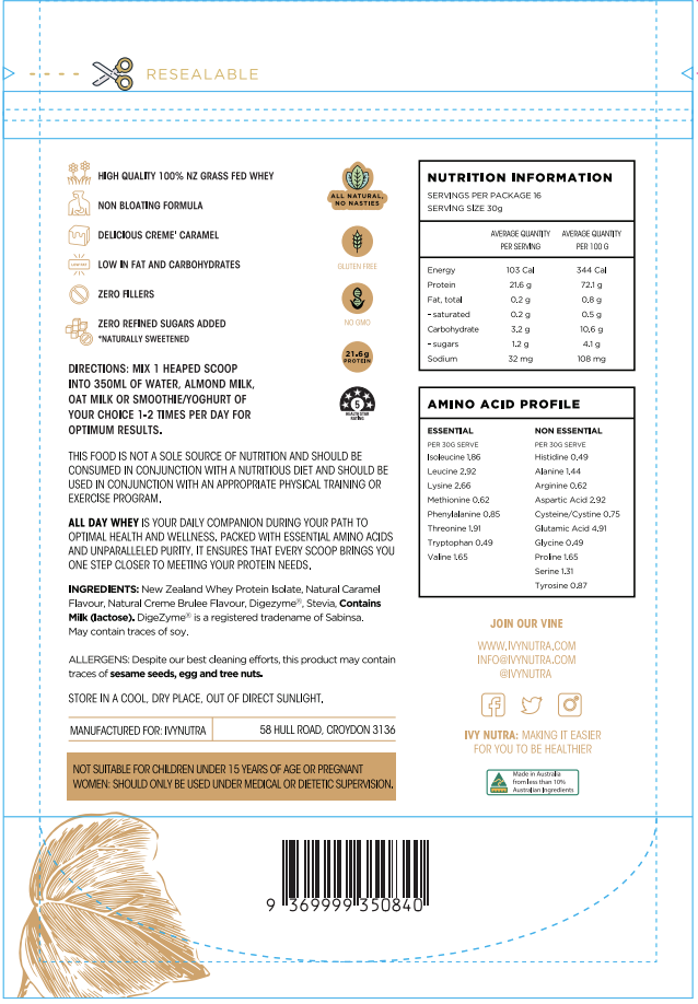 All Day Whey Cremé Caramel