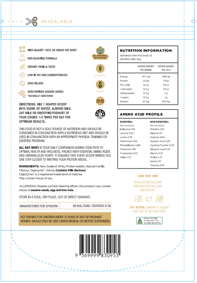 All Day Whey Vanilla Maple