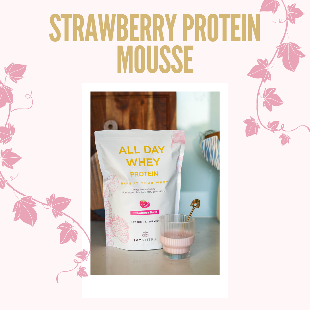 Strawberry Protein Mousse