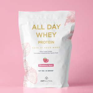 All Day Whey 1kg Strawberry Burst