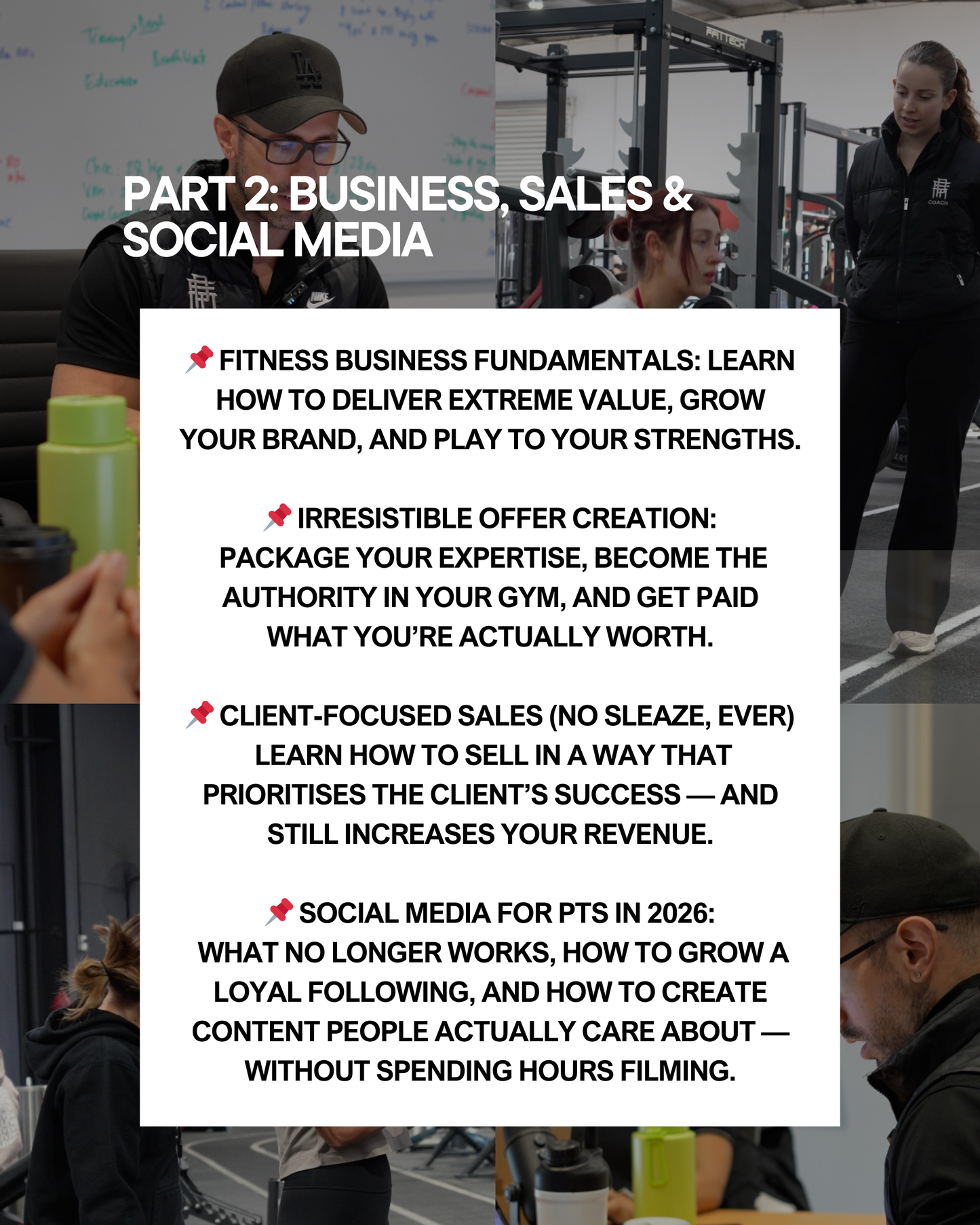 PT Workshop / Building A Profitable & Sustainable Fitness Business