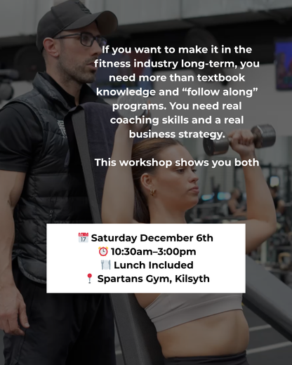 PT Workshop / Building A Profitable & Sustainable Fitness Business