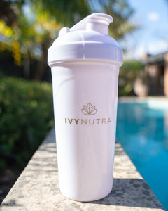 Ivy Nutra Premium Protein Shaker (white)